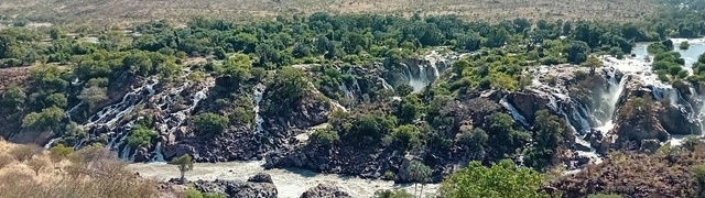 Namibia: Epupa Wasserfälle an der angolanischen Grenze